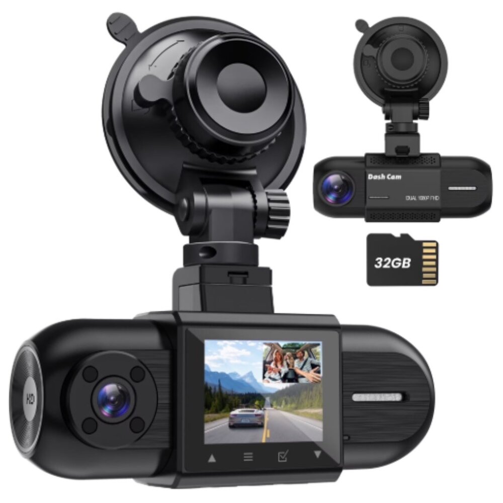 NEXPOW 1080P FHD Dash Camera with IR Night Vision - New